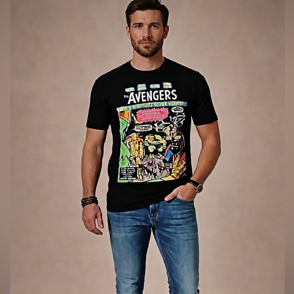 Avengers Graphic T-Shirt 2012 vintage inspired